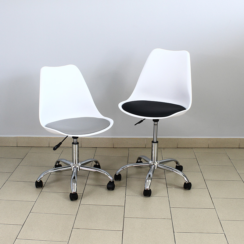krzesło na kółkach biurowe obrotowe nowoczesne
