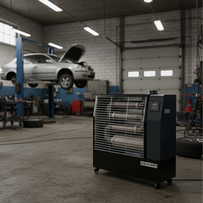 Nagrzewnica olejowa Escal / HILE NDH-16W 16 kW – promiennik podczerwień