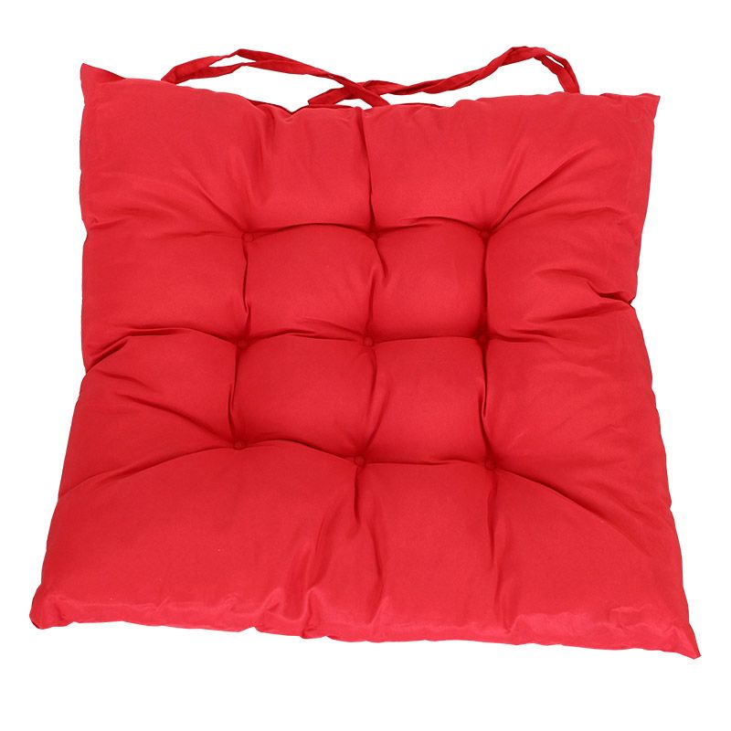 poduszka na krzesło czerwona ogrodowe