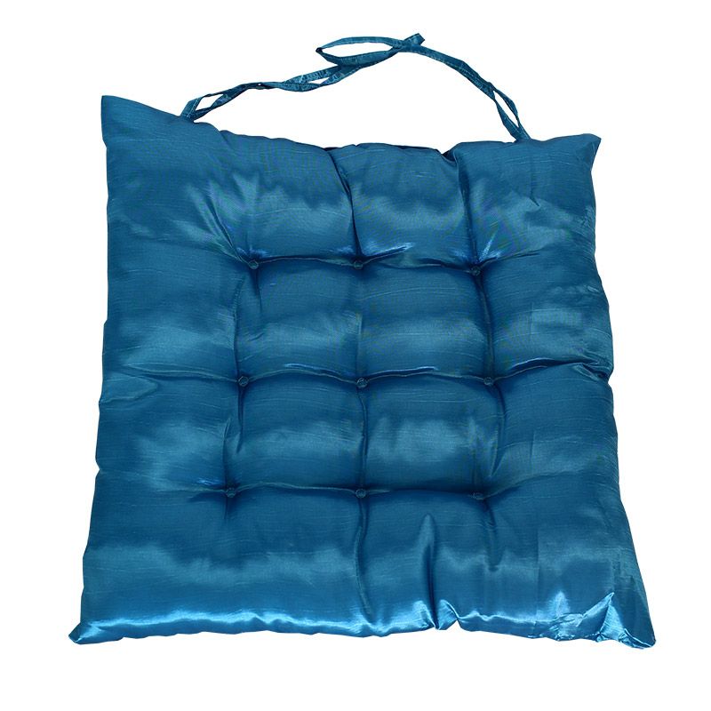 poduszka niebieska nowoczesna na krzesło