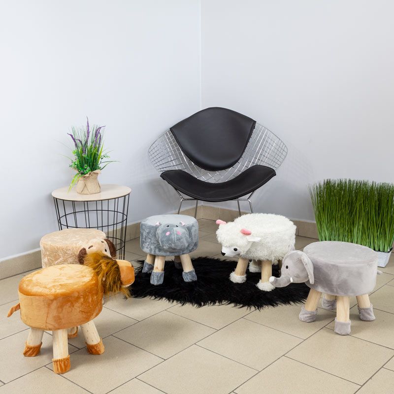 stołek pufka taboret zwierzak dla dziecka krowa