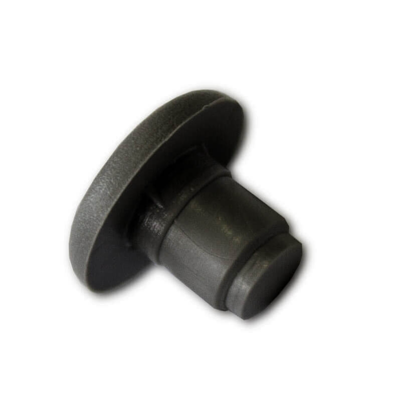 Czarna miękka nasadka meblowa HILE STOPKA11 (11–13 mm) do ochrony nóg mebli i podłóg