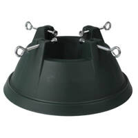 Stojak pod choinkę zielony okrągły – stabilny plastikowy, do 2,2 m, H5116GR