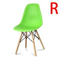 Krzesło nowoczesne na drewnianych bukowych nogach stylowe do salonu zielone 212 AB roz