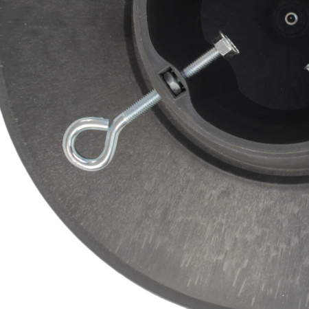 Stojak na choinkę – szary, pojemnik na wodę, dla drzewek do 2,1 m H5110G