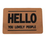 Wycieraczka wejściowa antypoślizgowa 40×60 cm – mata pod drzwi z napisem "HELLO" H24040-5