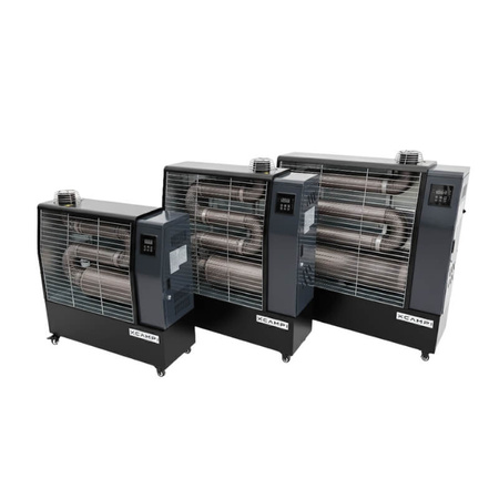 Nagrzewnica olejowa HILE NDH-20W 20 kW – przemysłowy ogrzewacz z termostatem i zbiornikiem 50 L