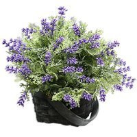 Sztuczna lawenda w koszyku, dekoracyjna UC60501