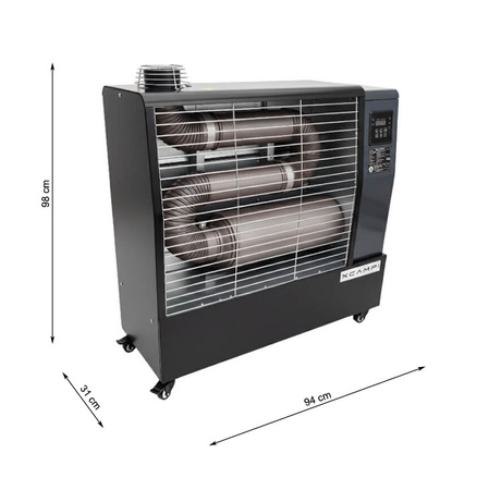 Nagrzewnica olejowa na podczerwień 13 kW – grzejnik przemysłowy do warsztatu, magazynu, hali NDH-13KW