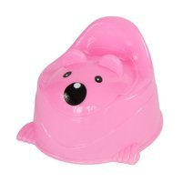 Nocnik tradycyjny plastikowy toaletka dla dzieci kibelek krzesełko różowy UC07001-1