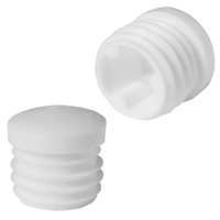 Stopka biała do nóg metalowych 21-23 mm STOPKA14