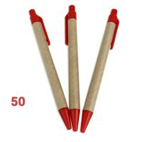 Komplet długopisów papierowych eko 50 szt cienkopis do pisania UC1910913