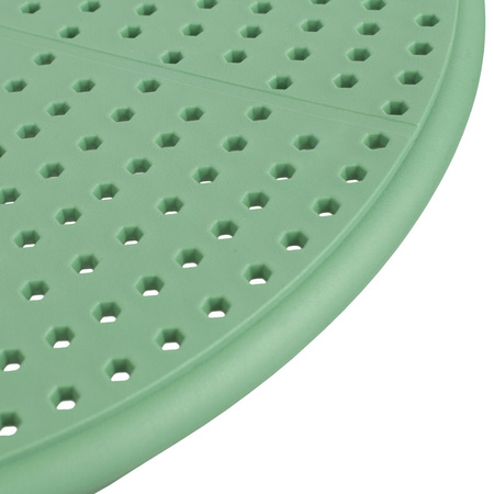 Zielony stolik ogrodowy, kawowy okrągły 60 cm –  na balkon i taras S175