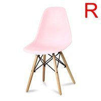 Krzesło nowoczesne na drewnianych bukowych nogach stylowe do salonu różowe 212 AB roz