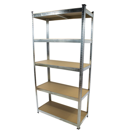 Regał magazynowy metalowy 150×75×30 cm – 5 półek, nośność 875 kg RM-035-1