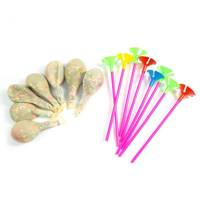 Balony przezroczyste z kulkami w środku urodzinowe imprezowe 12szt. - 82601