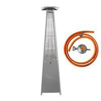 Zestaw ogrzewacz, grzejnik ogrodowy, gaz.z wężem i reduktorem Piramida NG0102