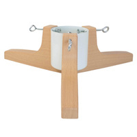 Stojak na choinkę H5108W – metalowy biały stojak z pojemnikiem na wodę do 2,2 m