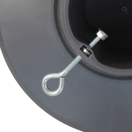 Stojak na choinkę H5110S – srebrno-szary, z pojemnikiem na wodę, dla drzewka do 2,1 m