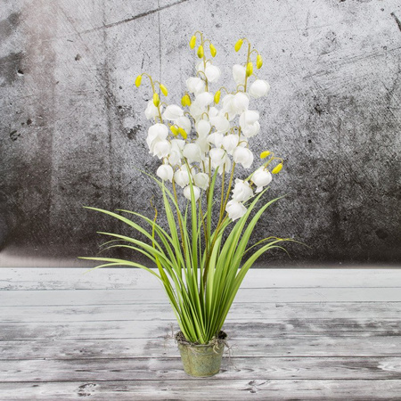 Sztuczna trawa w donicy do salonu Lantern 90 cm I TR-LAN-090-I