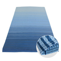 Dywan z tworzywa sztucznego 120cm x 180cm Niebieski cieniowany