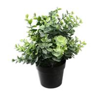 Sztuczna roślina w doniczce trawa dekoracyjna do salonu fejka zielona DFS021