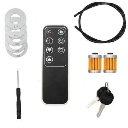 Nagrzewnica olejowa HILE NDH-20W 20 kW – przemysłowy ogrzewacz z termostatem i zbiornikiem 50 L