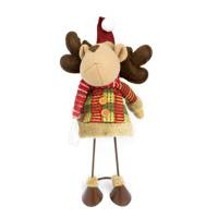 Renifer ozdobna figurka świąteczna ze sprężynką dekoracja zimowa - UC82353