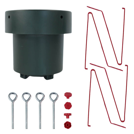 Stojak choinkowy duży pojemnik na wodę, do drzewa 2,5 m H5103GR-R