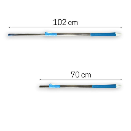 Mop obrotowy z mikrofibry rotacyjny odwirowujący kpl. niebieski DFS002-3