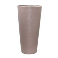 Wysoka donica do kwiatów Cone brązowa D40G