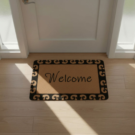 Wycieraczka do butów 60×40 cm z napisem WELCOME H24040-7