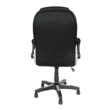 Krzesło do biurka L204B-BL – obrotowe młodzieżowe, czarno-niebieskie, siateczkowe