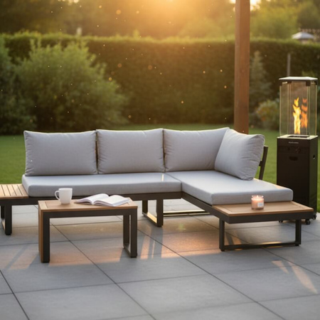 Ogrzewacz gazowy 8 kW zewnętrzny – promiennik ozdobny na taras, ogród PF-608 4-8KW 149cm