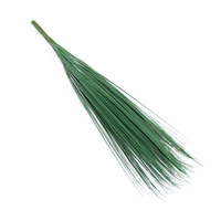 Sztuczna trawa dekoracyjna sceniczna roślina do salonu źdźbło pęk gałązka trawy ciemno zielona DFS018-1