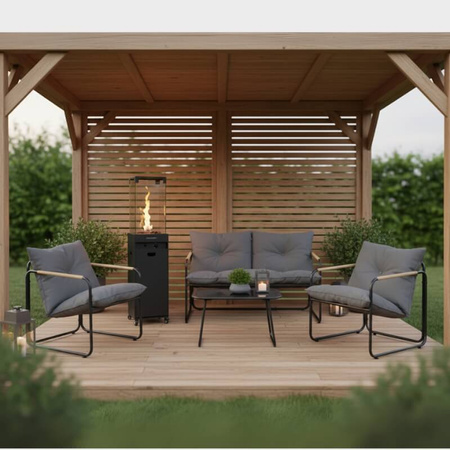 Ogrzewacz gazowy 8 kW zewnętrzny – promiennik ozdobny na taras, ogród PF-608 4-8KW 149cm