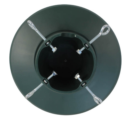 Stojak na choinkę – zielony, pojemnik na wodę, do drzewka do 2,1 m H5110GR 