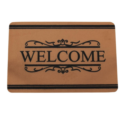 Wycieraczka wejściowa mata 60 × 40 cm „WELCOME” z ornamentem H24040-6