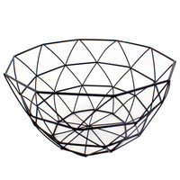 Koszyk ozdobny na owoce H23632 czarny