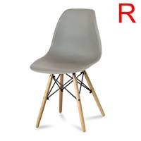 Krzesło nowoczesne na drewnianych bukowych nogach stylowe do salonu ciemno szare 212 AB roz