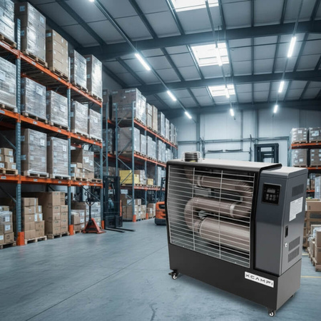 Nagrzewnica olejowa na podczerwień 13 kW – grzejnik przemysłowy do warsztatu, magazynu, hali NDH-13KW