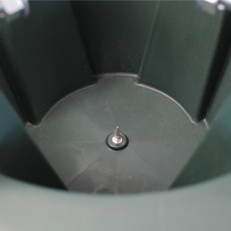 Stojak pod choinkę zielony okrągły – stabilny plastikowy, do 2,2 m, H5116GR