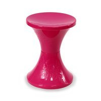 Taboret dziecięcy krzesełko dla dziecka plastikowe  ciemno różowe UC824013-01