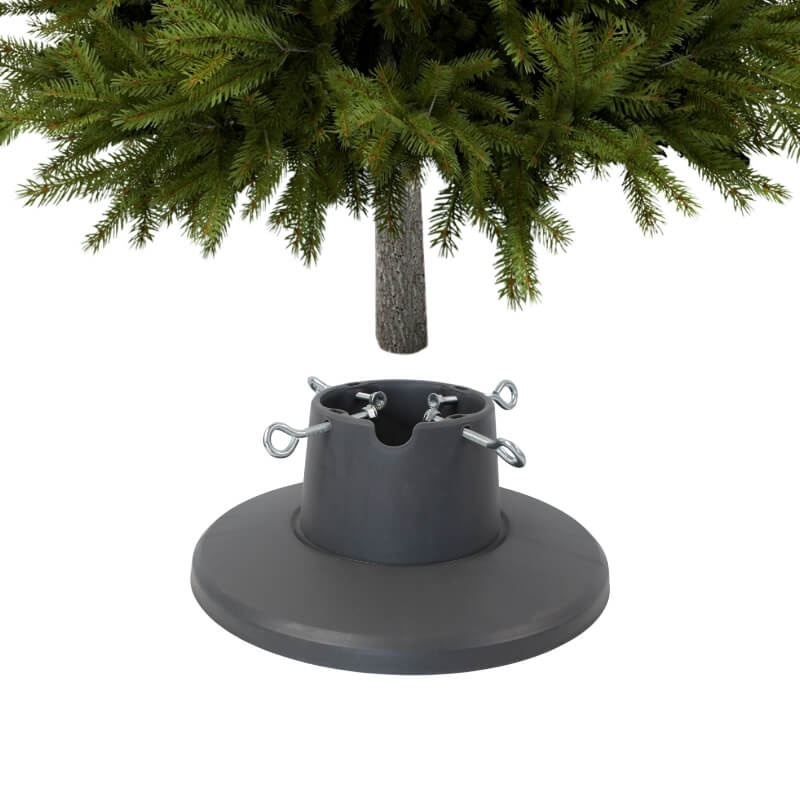 Srebrny stojak na choinkę H5110S z pojemnikiem na wodę