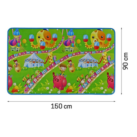 Wodoodporna mała mata dziecięca edukacyjna dwustronna do pokoju 90 cm x 150 cm gr. - 0,5 cm M-28-02