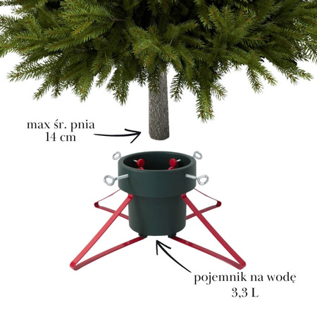 Stojak choinkowy duży pojemnik na wodę, do drzewa 2,5 m H5103GR-R
