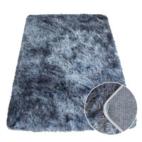 Dywan prostokątny pluszowy miękki PLUSZ do salonu 140x200cm niebieski UC19102403