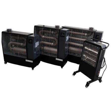 Ogrzewacz elektryczny na podczerwień do warsztatu, hali NIH09 240V/3000W 91m