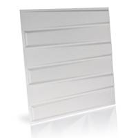 Panel ścienny dekoracjny na ścianę 3D z włókniny ozdobny biały BLADET