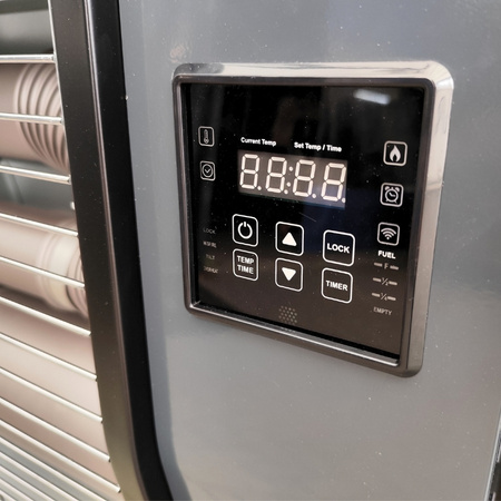 Nagrzewnica olejowa HILE NDH-20W 20 kW – przemysłowy ogrzewacz z termostatem i zbiornikiem 50 L